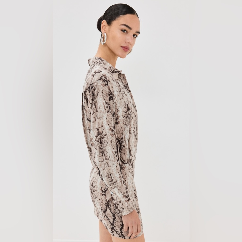 Women’s Snake Print Dress - Picture 2 of 3